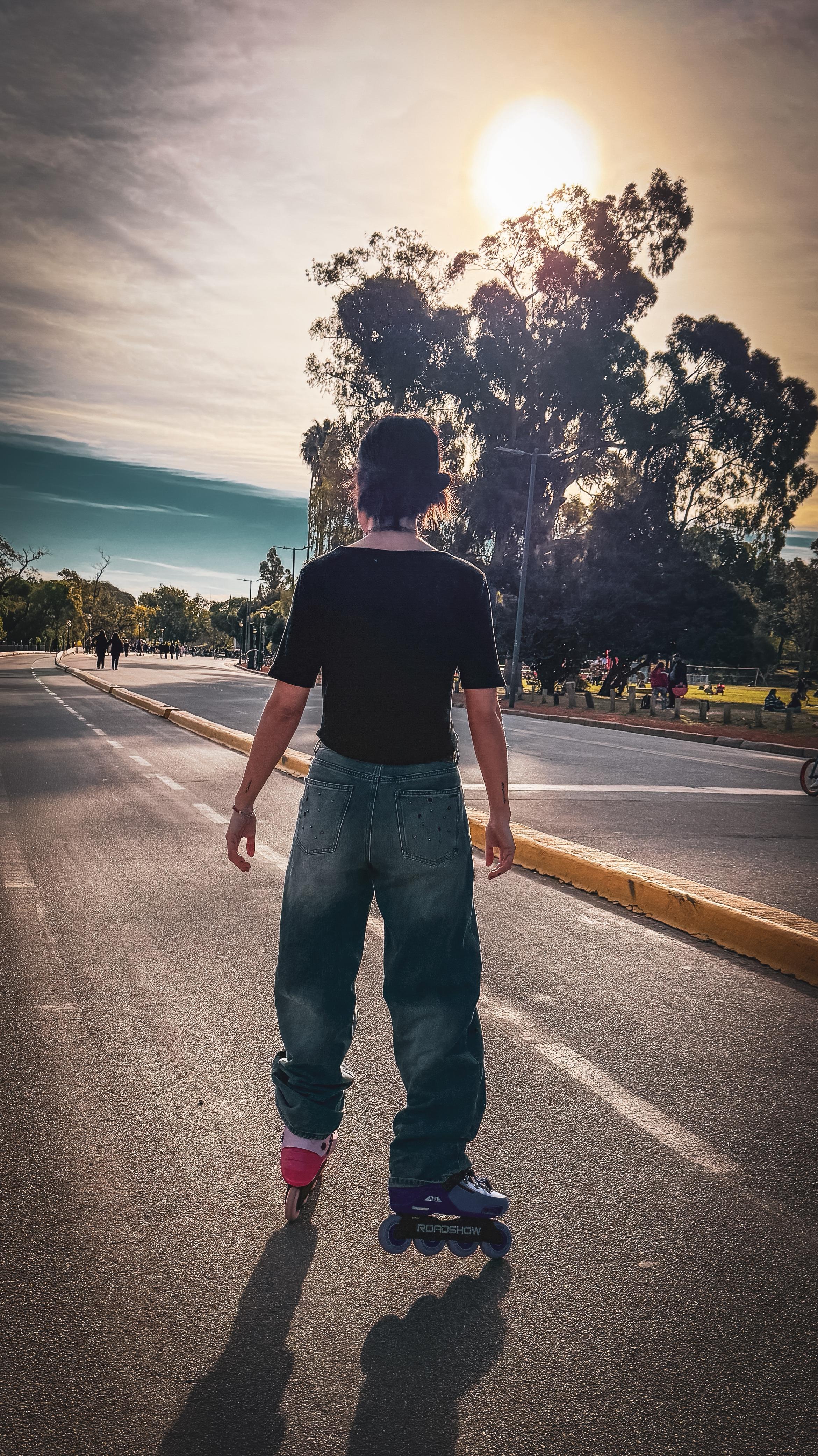 Skater al atardecer